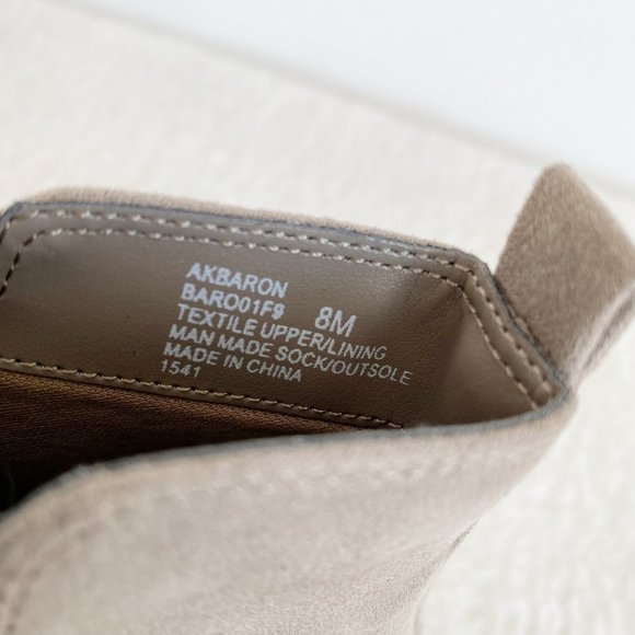 AK Sport, Women's Anne Klein AKBaron Wedge Heel Bootie Taupe Fabric Size 8M - Picture 10 of 10